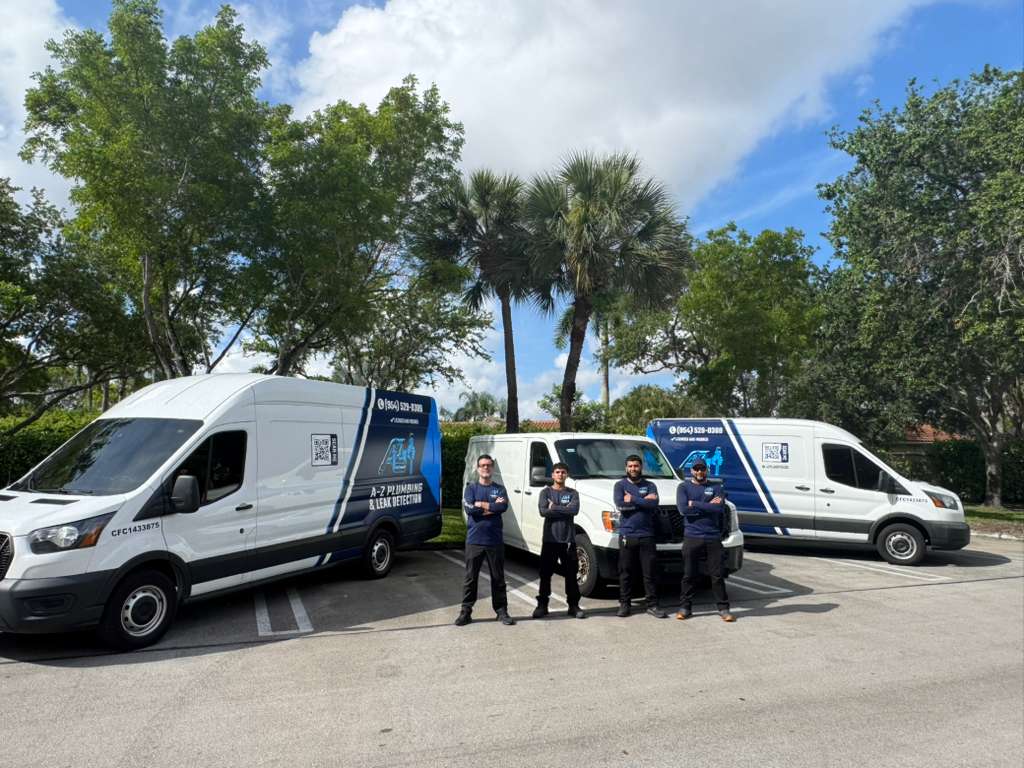 AZ Plumbing Solutions local plumbing team and service truck